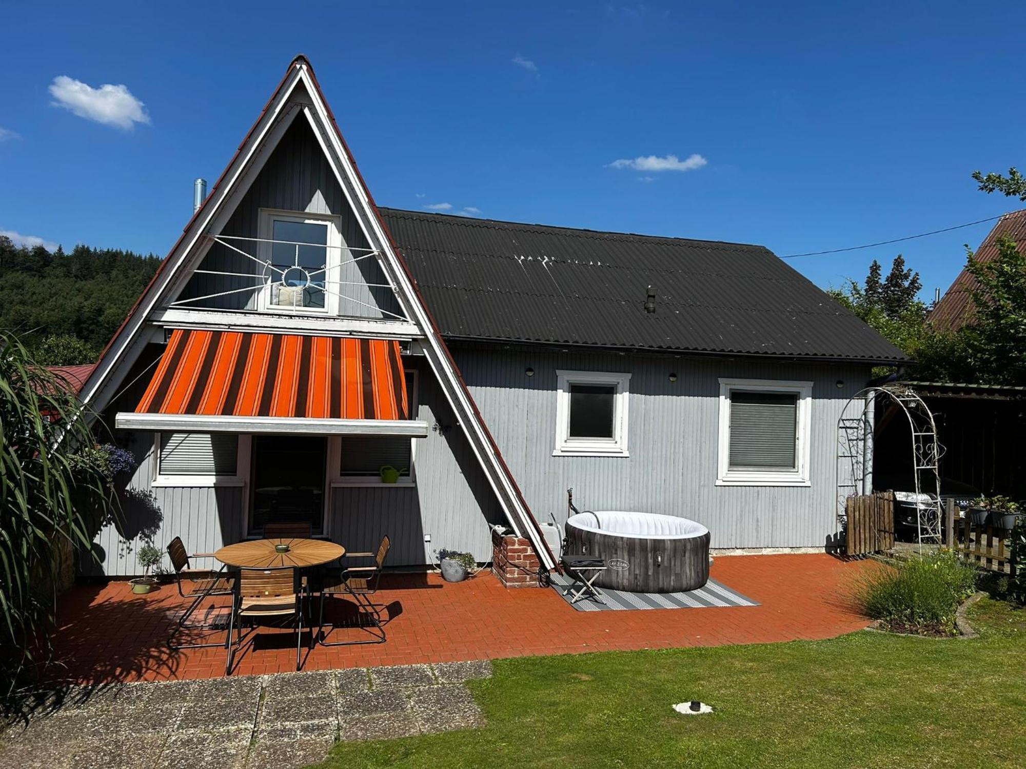 Behagliches Nurdachhaus Im Ferienhausgebiet Langelsheim Exterior foto